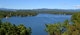 Aerial of Lake Keowee